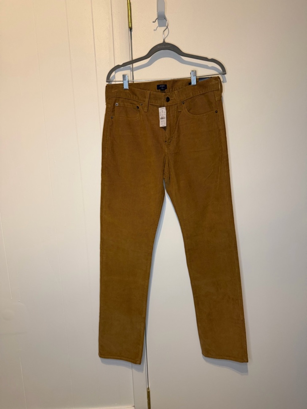 J.Crew Men’s Corduroy Pants in Camel Brown | NWT | Size 30x32